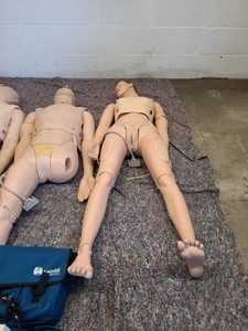Thumbnail image of 3 x Medical Practice First Aid Dummies & 6 x VitalSim Vital Signs Simulators Lab