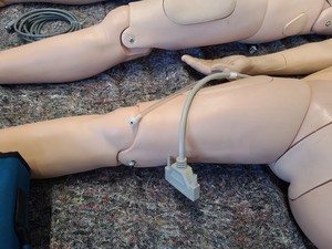 Thumbnail image of 3 x Medical Practice First Aid Dummies & 6 x VitalSim Vital Signs Simulators Lab