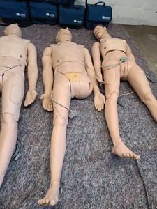 Thumbnail image of 3 x Medical Practice First Aid Dummies & 6 x VitalSim Vital Signs Simulators Lab