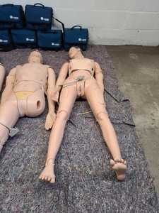 Thumbnail image of 3 x Medical Practice First Aid Dummies & 6 x VitalSim Vital Signs Simulators Lab