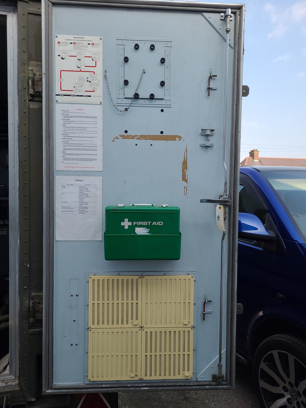 Image of Ex-Military Communications Trailer Unit Plessey 640/I/27538 Low Power Container