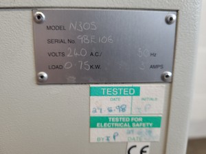 Thumbnail image of Thermal Control Status N305 Laboratory Oven Lab