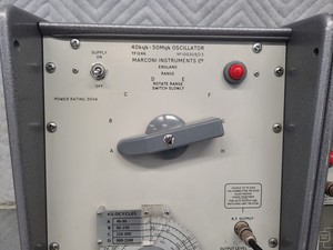 Thumbnail image of Marconi Instruments LTD Oscillator TF1246 & Circuit Magnification Meter TF1245A 