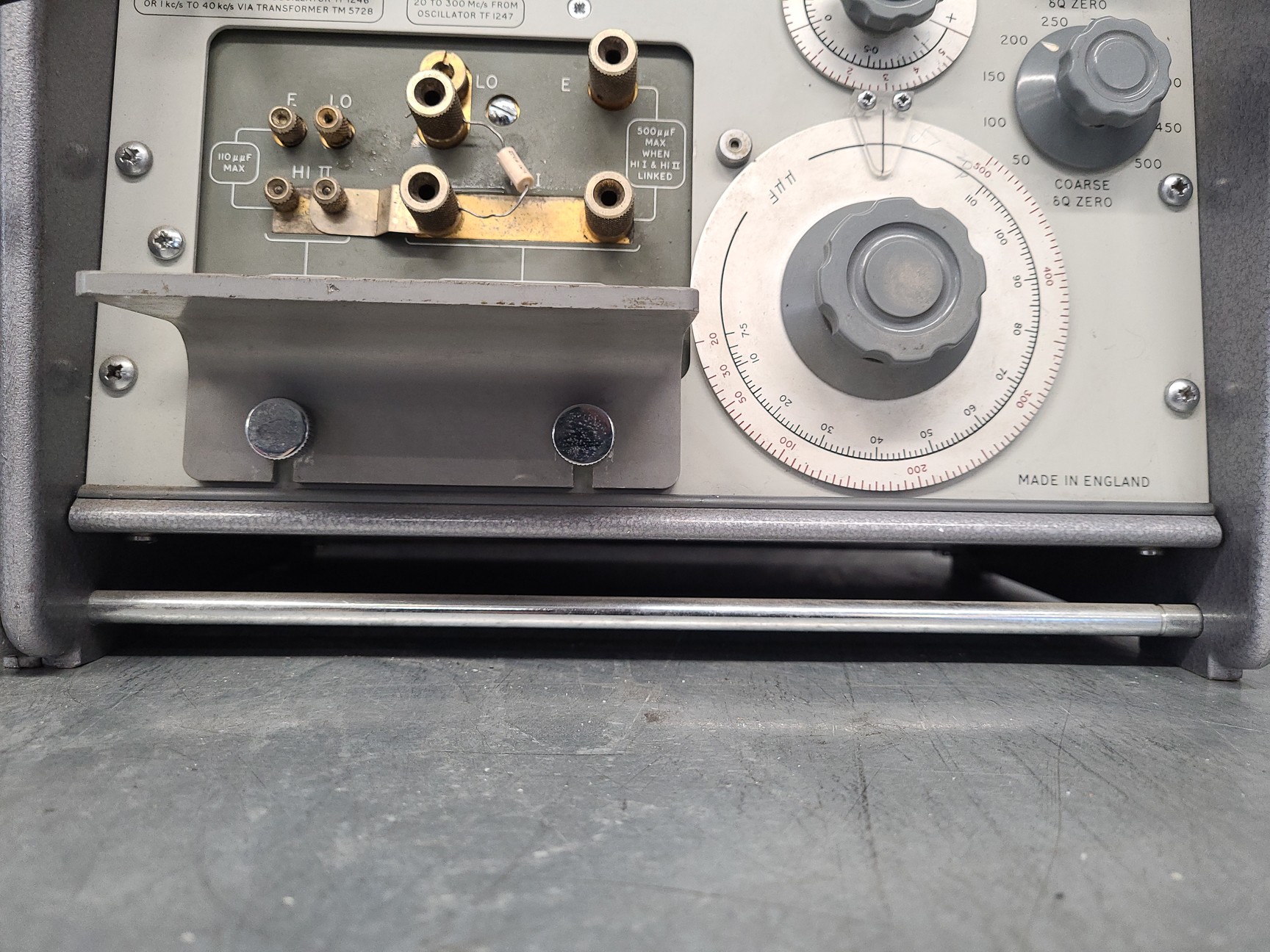 Image of Marconi Instruments LTD Oscillator TF1246 & Circuit Magnification Meter TF1245A 