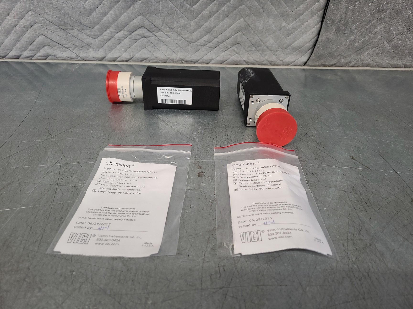 Image of 2 x  VICI EMHMA-CE Motor/Gearbox Assembly - Valve Actuators