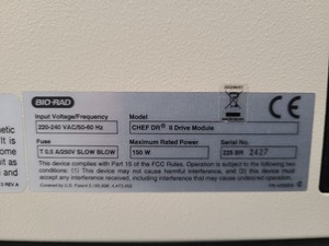 Thumbnail image of Bio-Rad Chef DR-II Electrophoresis System - Cooling, Control, Drive Module Lab