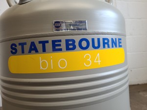 Thumbnail image of Statebourne Bio 34 Cryogenic Liquid Nitrogen Storage Tank / Dewar Lab
