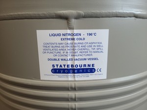Thumbnail image of Statebourne Bio 34 Cryogenic Liquid Nitrogen Storage Tank / Dewar Lab
