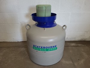 Thumbnail image of Statebourne Cryogenics Biorack 2400 Liquid Nitrogen Storage Tank Lab