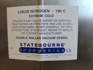 Thumbnail image of Statebourne biostor 5 Liquid Nitrogen Cryogenic Storage Tank/Dewar Lab