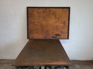 Thumbnail image of Steel Topped Heavy Metal Engineering Workshop Table / Bench