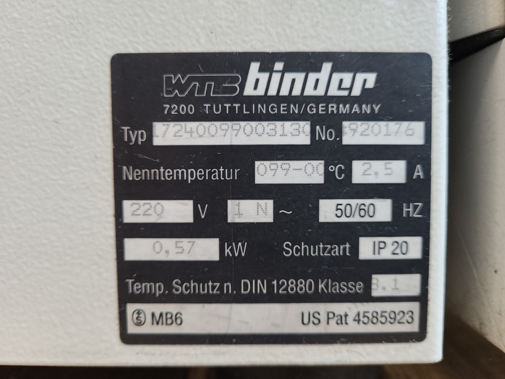Image of Jencons LTD WTC Binder Double Door Drying Oven Lab