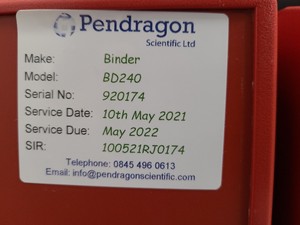 Thumbnail image of Pair of Jencons LTD WTC Binder Double Door Drying Ovens Lab Spares/Repairs