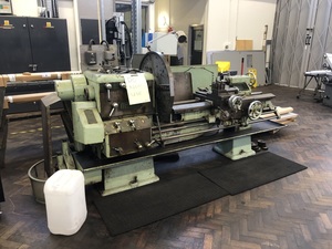 Thumbnail image of Mitchell of Keighley Engineering Workshop Lathe, 170cm Chuck, 3-Phase
