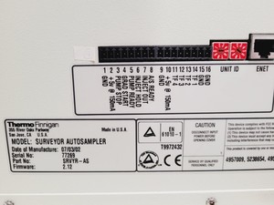 Thumbnail image of Thermo Finnigan LCQ Advantage Mass Spectrometer Surveyor LC-MS System & Software