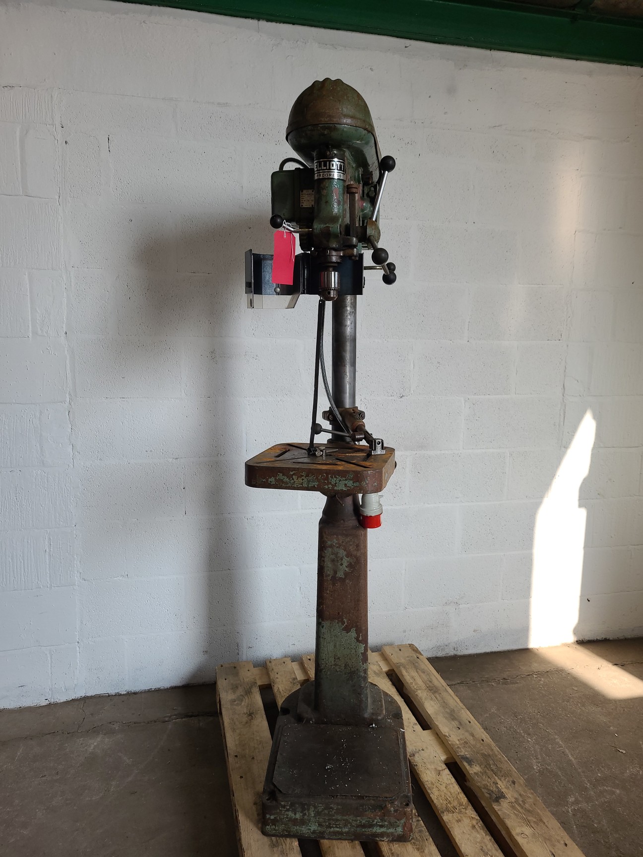 Image of Elliot Progress No.1 Pillar Drill Freestanding Engineering Workshop 3-Phase 