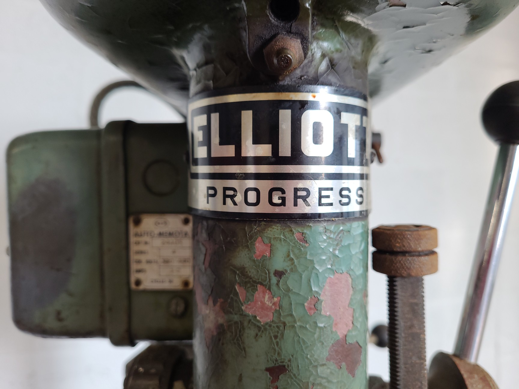 Image of Elliot Progress No.1 Pillar Drill Freestanding Engineering Workshop 3-Phase 