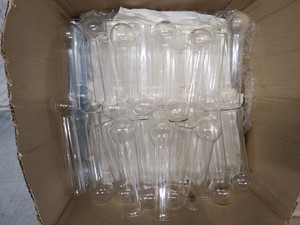 Thumbnail image of Lot of Laboratory Glassware Flasks, Tubes, Boiling, Volumetric, Evaporators Lab