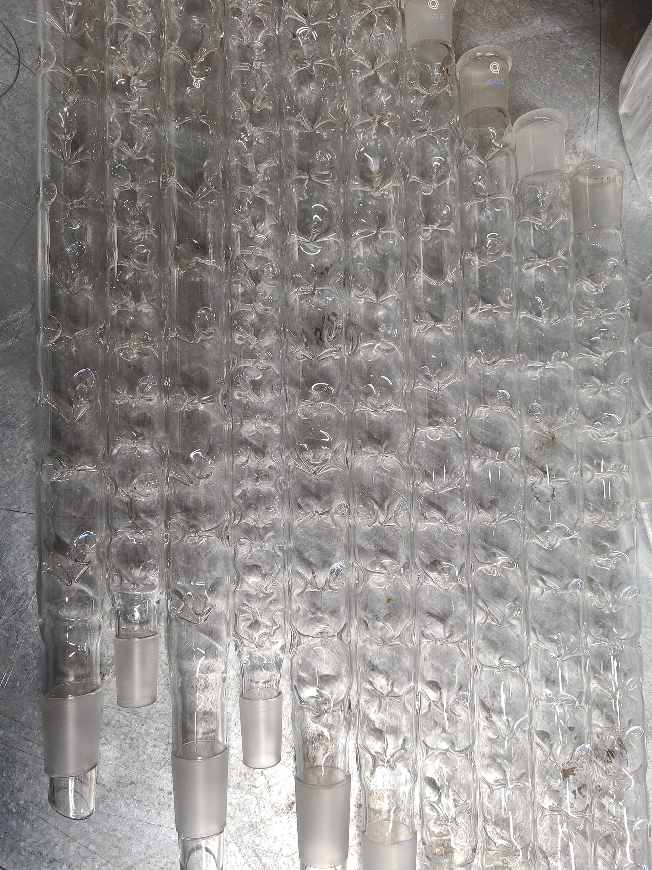 Image of Lot of Laboratory Glassware Flasks, Tubes, Boiling, Volumetric, Evaporators Lab