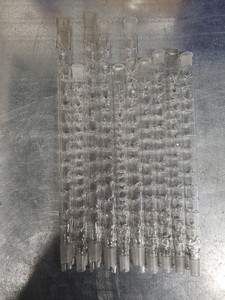 Thumbnail image of Lot of Laboratory Glassware Flasks, Tubes, Boiling, Volumetric, Evaporators Lab