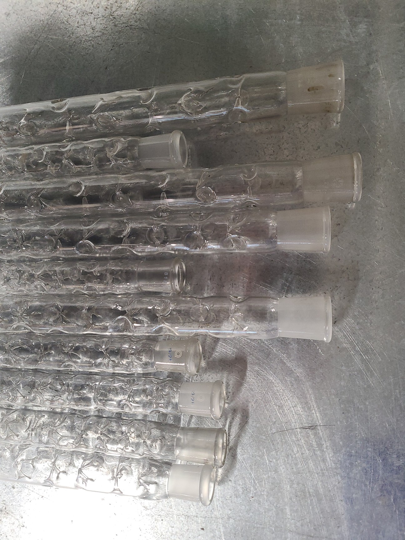 Image of Lot of Laboratory Glassware Flasks, Tubes, Boiling, Volumetric, Evaporators Lab