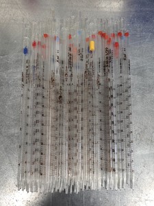 Thumbnail image of Lot of Laboratory Glassware Flasks, Tubes, Boiling, Volumetric, Evaporators Lab