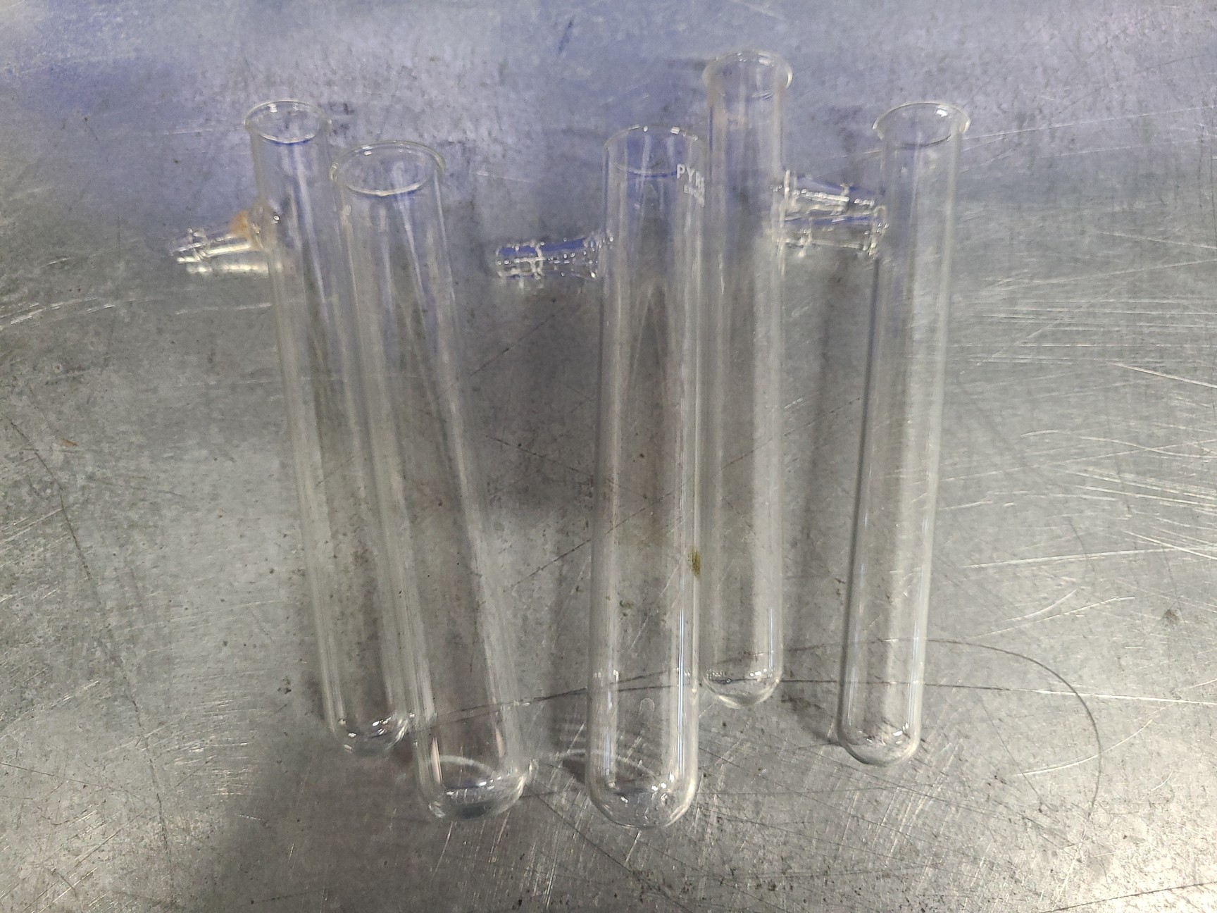 Image of Lot of Laboratory Glassware Flasks, Tubes, Boiling, Volumetric, Evaporators Lab