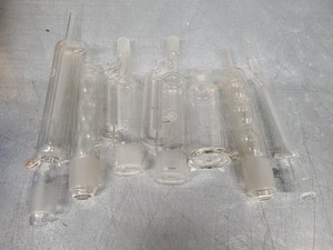 Thumbnail image of Lot of Laboratory Glassware Flasks, Tubes, Boiling, Volumetric, Evaporators Lab