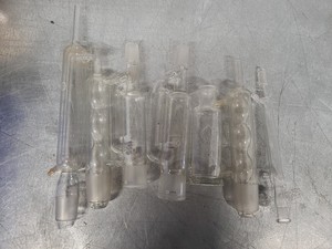 Thumbnail image of Lot of Laboratory Glassware Flasks, Tubes, Boiling, Volumetric, Evaporators Lab