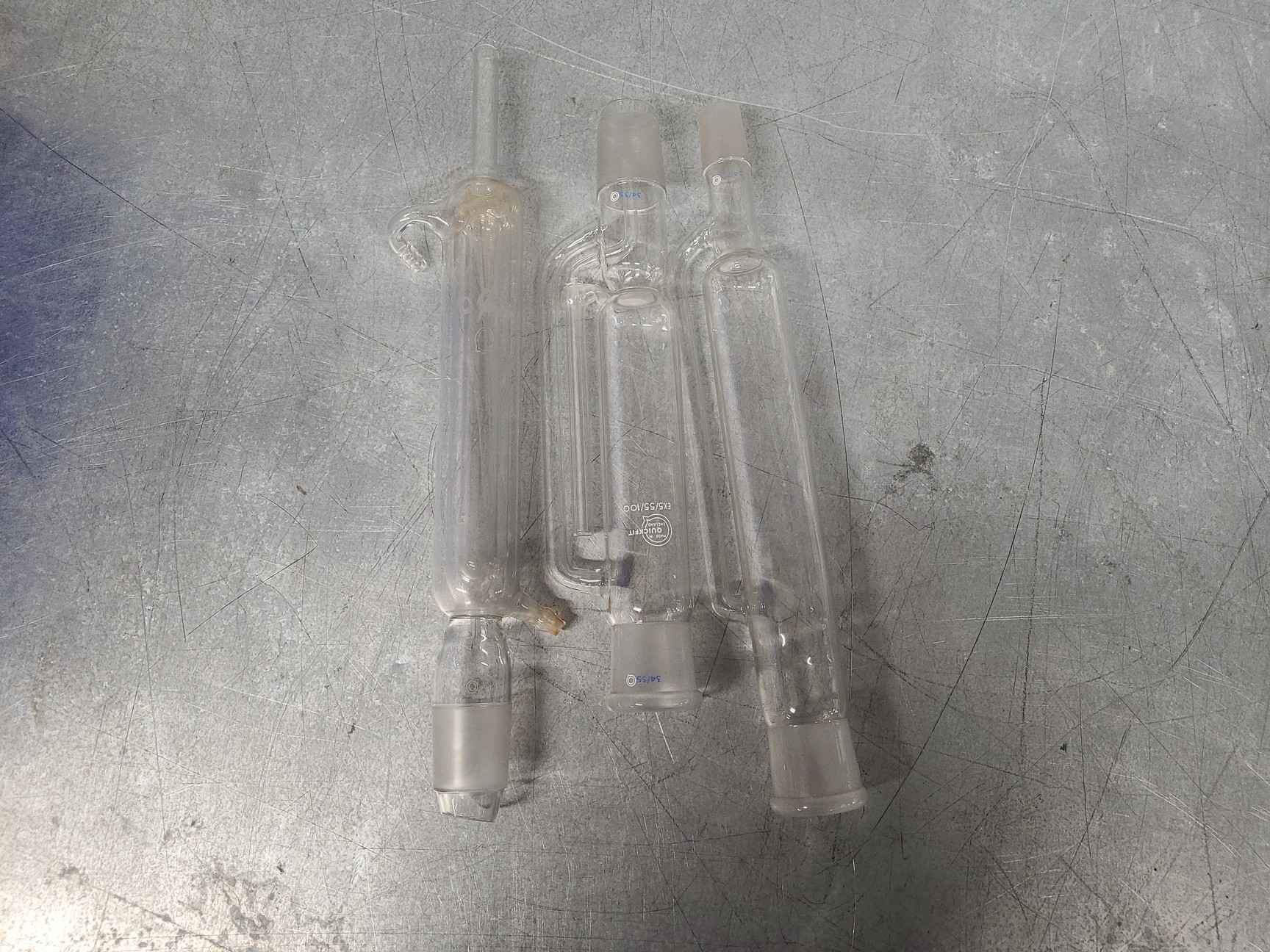 Image of Lot of Laboratory Glassware Flasks, Tubes, Boiling, Volumetric, Evaporators Lab