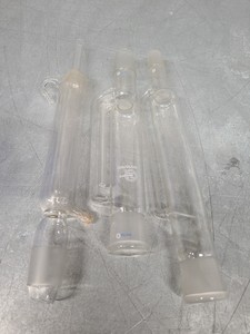 Thumbnail image of Lot of Laboratory Glassware Flasks, Tubes, Boiling, Volumetric, Evaporators Lab