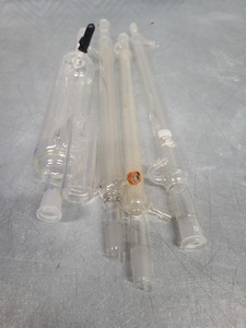 Thumbnail image of Lot of Laboratory Glassware Flasks, Tubes, Boiling, Volumetric, Evaporators Lab