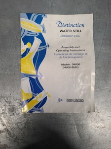 Thumbnail image of 5x Water Distillation Purifier Glass Merit W4000, Schott Duran 10L, Fistreem Lab