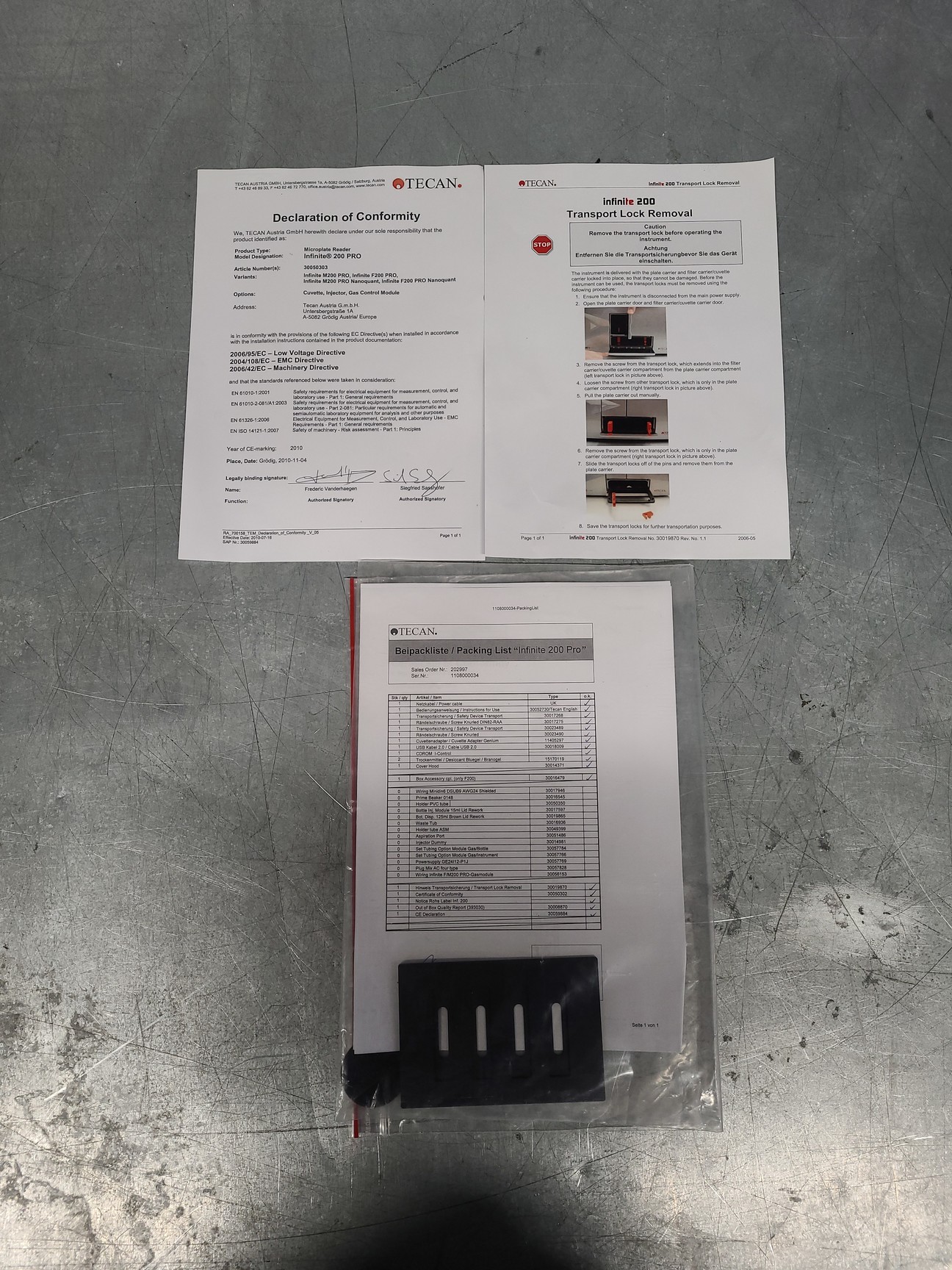 Image of Tecan Infinite F200 Pro Fluorescence Microplate Reader Lab