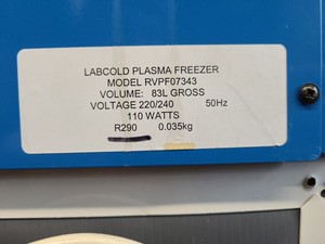 Thumbnail image of LABCOLD RVPF07343 Plasma Laboratory Freezer Lab
