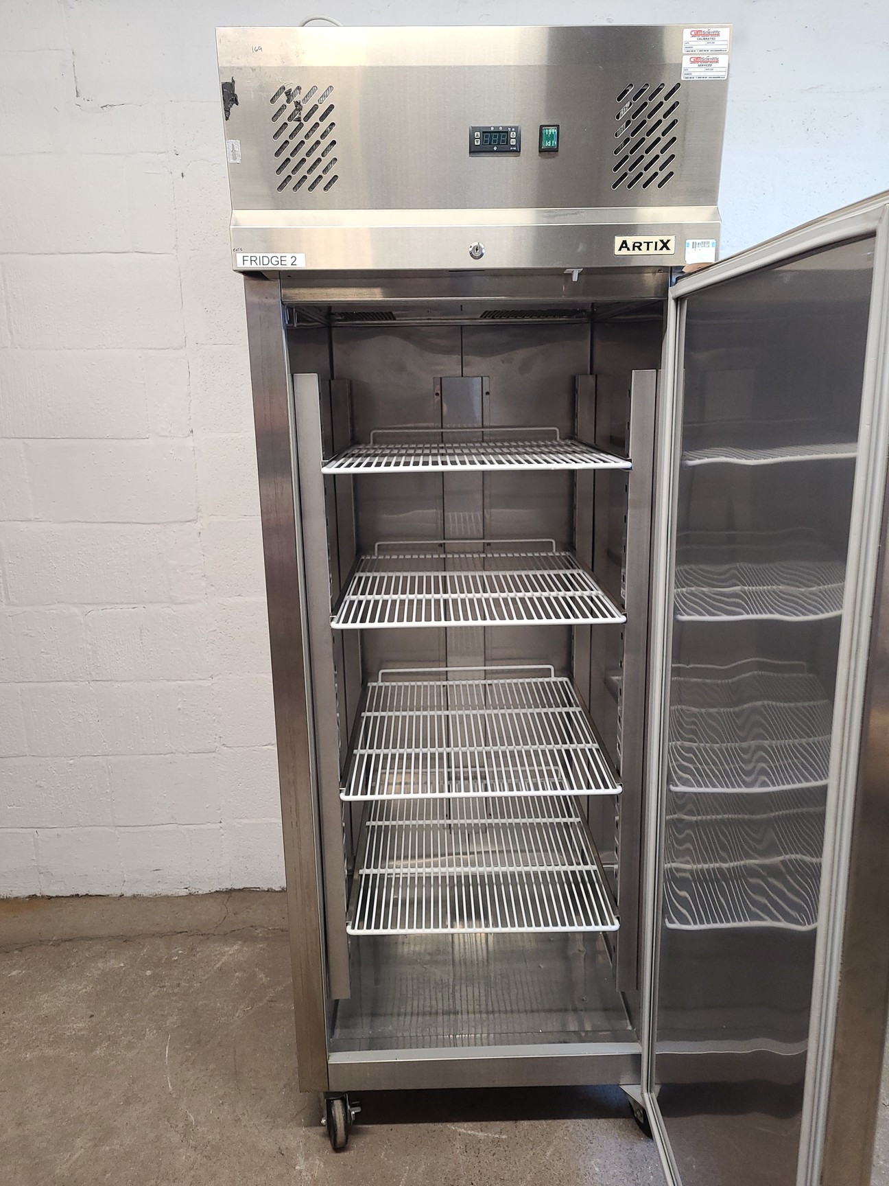 Image of ARTIX K650U Single Door Upright Laboratory Refrigerator Fridge Lab