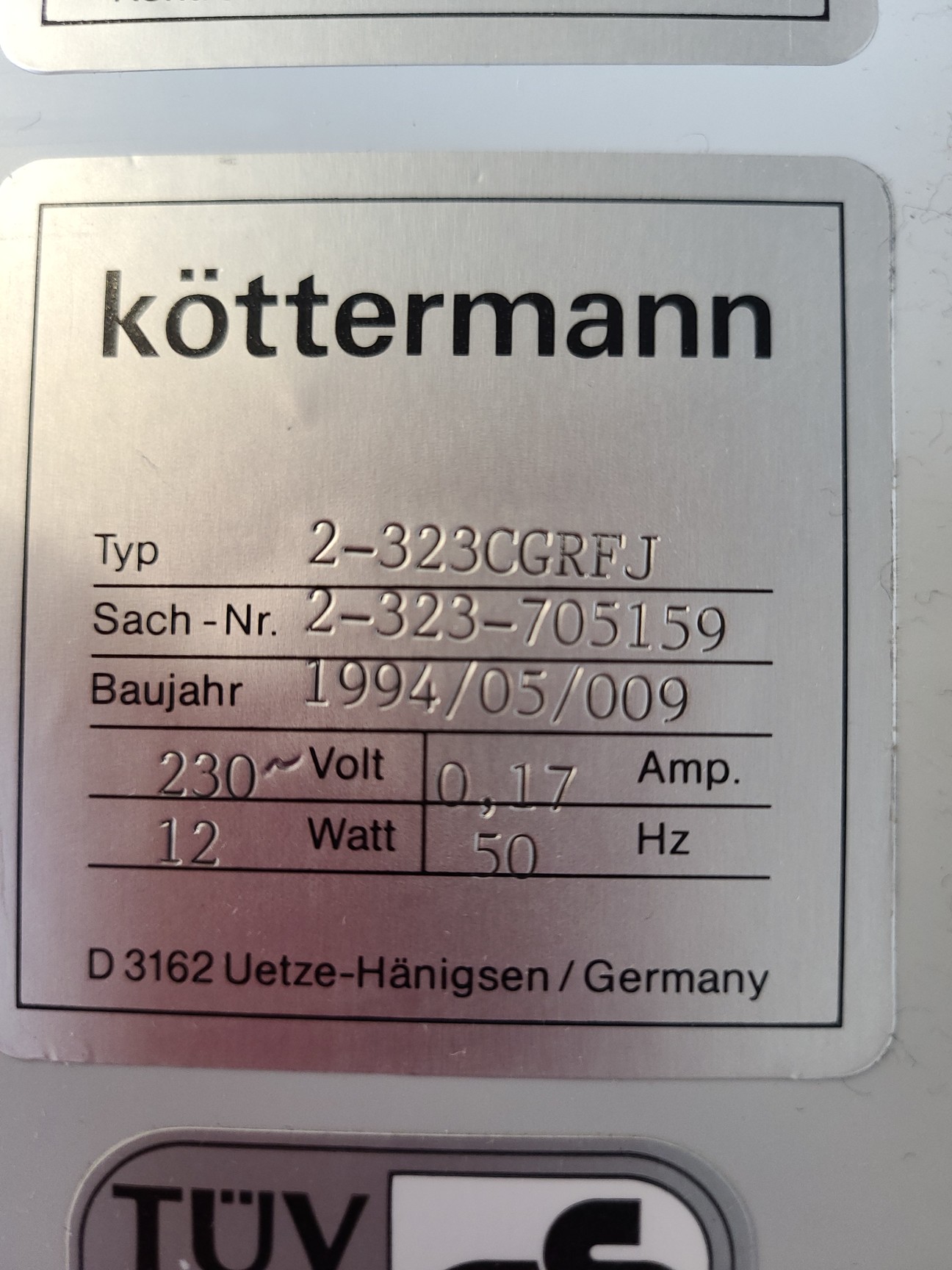 Image of Kottermann 2-323CGRFJ 2-Door Laboratory Chemical Storage Cabinet Lab