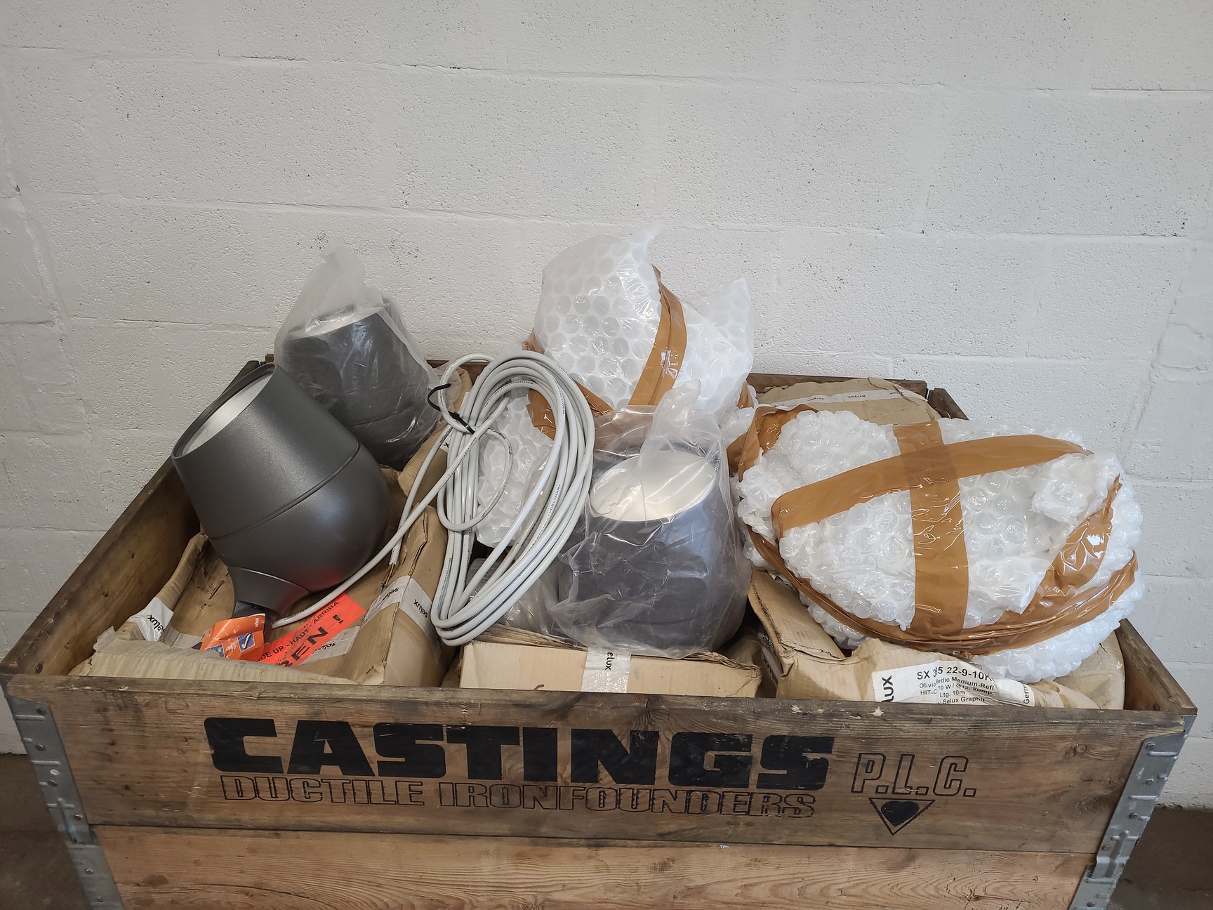 Image of Job Lot Industrial Lighting - Olivio Projectors & Selux Brackets SX WK77700-9