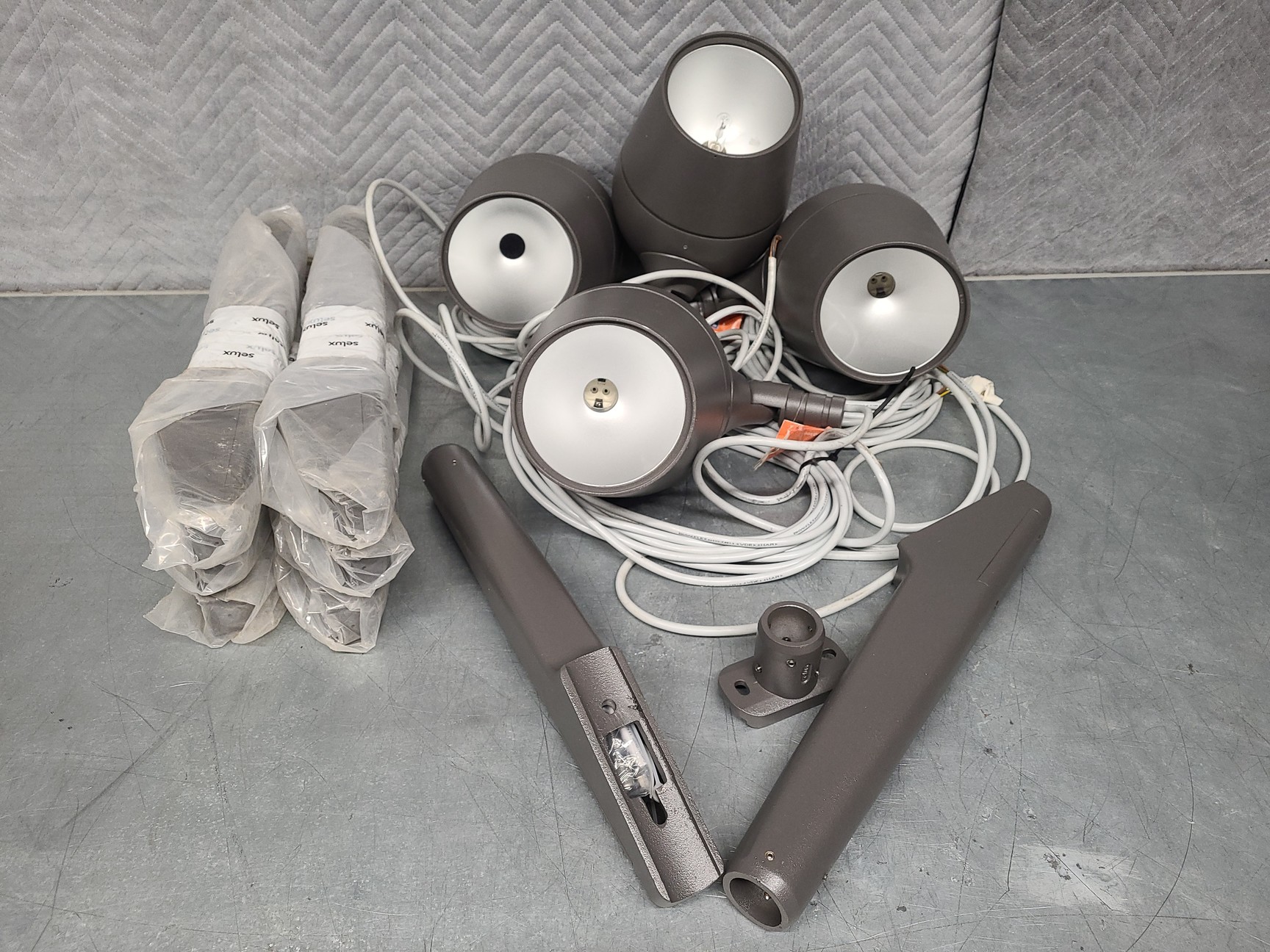 Image of Job Lot Industrial Lighting - Olivio Projectors & Selux Brackets SX WK77700-9