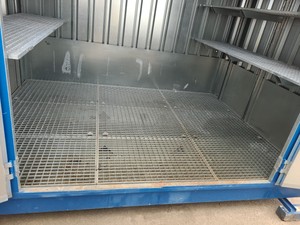 Thumbnail image of Denios Bunded Hazardous Materials Walk-In Store External Chemical Container 6m2 