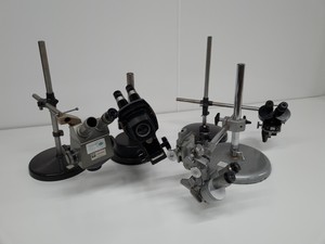 Thumbnail image of Jot Lot of Vintage Stereo Microscopes Boom-Arm Reichert, Cooke, 