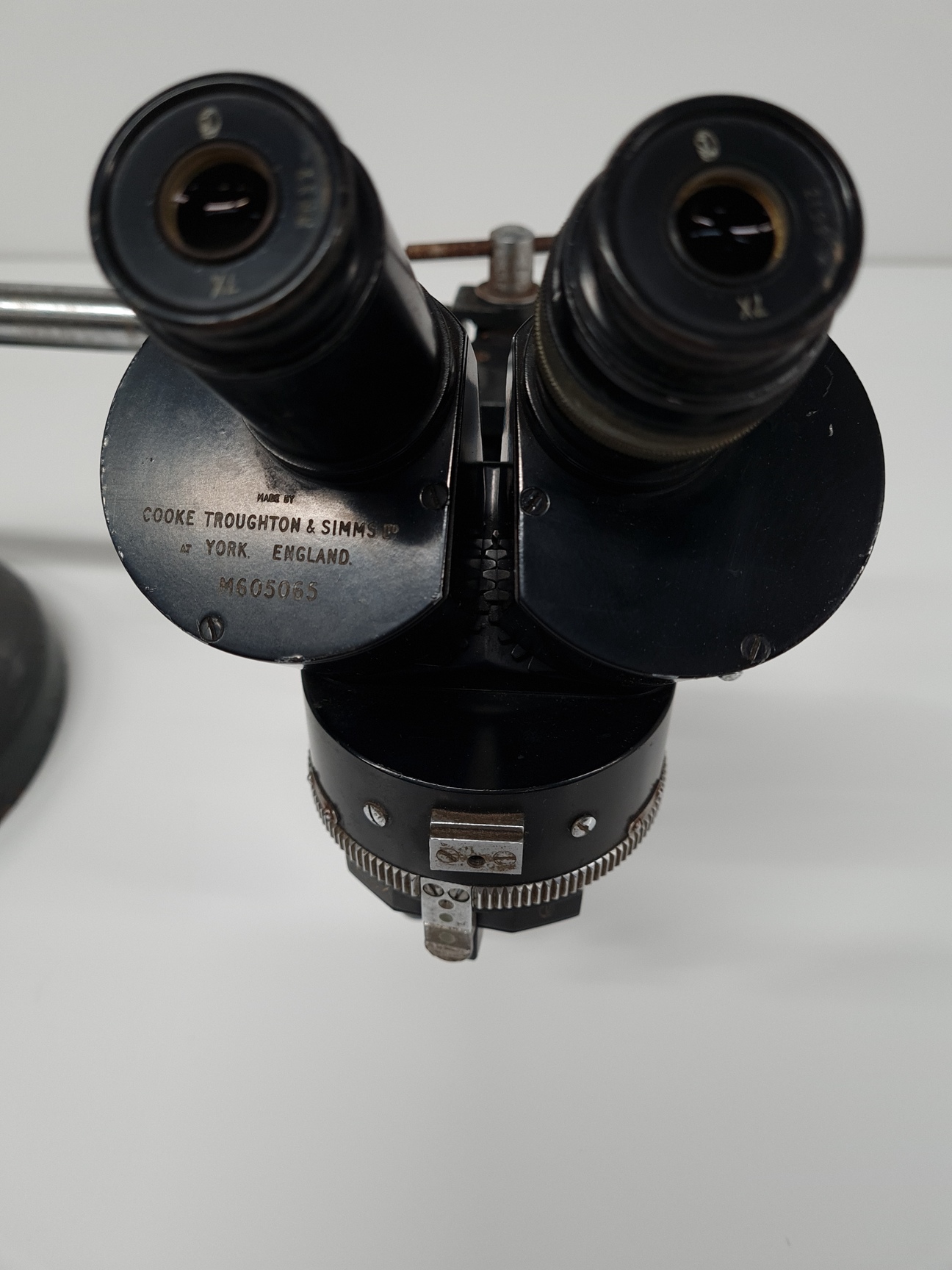 Image of Jot Lot of Vintage Stereo Microscopes Boom-Arm Reichert, Cooke, 