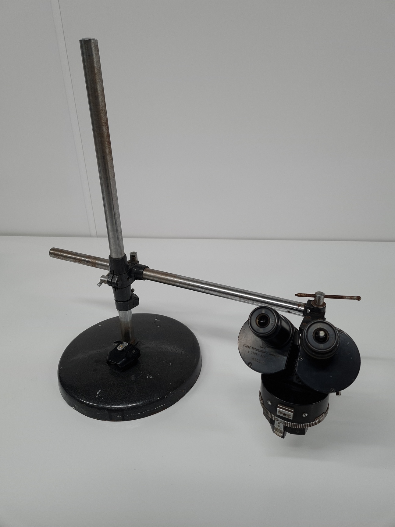 Image of Jot Lot of Vintage Stereo Microscopes Boom-Arm Reichert, Cooke, 