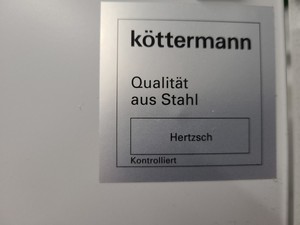 Thumbnail image of Kottermann 2-335-CGRFJ 2-Door Laboratory Tall Chemical Storage Cabinet Lab