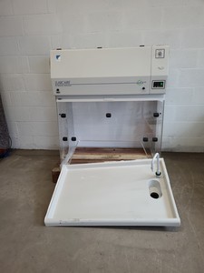 Thumbnail image of Labcaire Aura 550L Laboratory Ductless Fume Hood Lab + Sink Unit