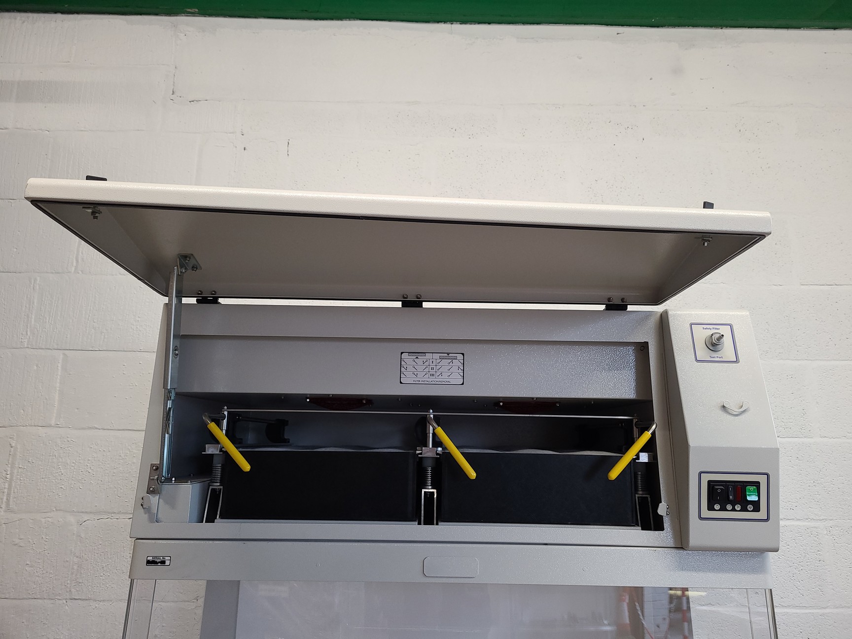 Image of Labcaire Aura 550L Laboratory Ductless Fume Hood Lab + Sink Unit