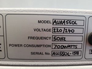 Thumbnail image of Labcaire Aura 550L Laboratory Ductless Fume Hood Lab + Sink Unit
