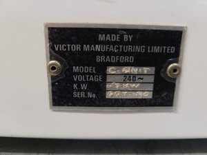 Thumbnail image of Victor Manufacturing C.Unit Drying Cabinet Oven Lab
