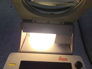 Thumbnail image of Leica Jung RM2055 Microtome, Control Module & Glass Magnifier Lab