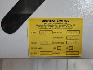 Thumbnail image of Bigneat Erlab Captair Filtair EDU 936 Ductless Fume Hood Lab